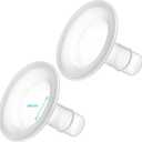 18mm Shields&Cushions Compatible with Medela Breast Pump- PersonalFit, Freestyle, Harmony, Maxi, Flex Lansinoh Pump-SignaturePro SmartPump Manual Replace Medela Parts Accessories Flanges