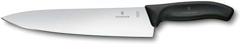 Victorinox, Swiss Classic 8 Inch Chef's Knife, Straight Edge, Black