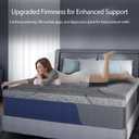 3 Inch Firm Mattress Topper King, Cooling Memory Foam & Non-Slip Straps
