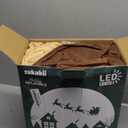 zukakii 57FT Christmas Inflatables Decorations Outdoor Santa Lying on the Beach, Christmas Blow Up Yard Decoration Blowups Built-in LED Lights for Xmas Holiday Beach Vacation Party New Year