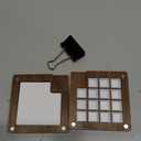 Portable Sketchbook Palette 15 Grids Wooden Mini Travel Paint Palette Magnetic Palette Box for Watercolor Painting, Acrylic Painting Paint Saver with Lid and Mixing Tray