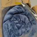 Bedsure GentleSoft Fleece Blanket Twin Size Mineral Blue - 300GSM Lightweight Plush Fuzzy Cozy Soft Warm Blanket for Bed, Sofa, Couch, Travel, Camping, 60x80 inches