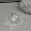 30 PCS Clear Ornament Balls,3.15 Inch Christmas Fillable Ornament Ball,Plastic Hanging Photo Picture Holder Balls for Christmas Tree,DIY Craft,Holiday,Wedding Decorations