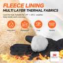 Winter Gloves Waterproof Windproof for Mens Women, Thermal Warm for Cold Weather, Grip Snow for Touch Screen Skiing Cycling Running Driving Snowboarding Fishing Outdoor