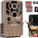 usogood Trail Camera 4K 48MP Game Camera with 8 Batteries 32GB Card,WiFi Bluetooth Connection,Trail Cameras with Night Vison Motion Activated Waterproof for Deer/Hunting/Wildlife Monitoring (brown)