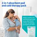  Medline Perineal Cold Packs for Postpartum Care, Absorbent Pad is 4.5" x 14.25" Perfect for your After Delivery Postpartum Essentials Kit - Each, 1 Pound 24 pc