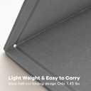 Lightomorrow Bulletin Board, 36 x 24 inches Felt Board - Decorative Pin Board, Cork Board Alternative for Wall, 3' x 2' Foldable Self-Adhesive Vision Board Prayer Board with 20 Pushpins - Gray, 3624 inches
