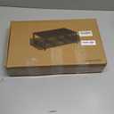 OPNICE Desk Organizer and Accessories, 2-Tier Computer Monitor Stand Riser with Drawer and 2 Pen Holders, Laptop Stand, Office Desk Accessories for Office Supplies, Black (Black 1-Pack)