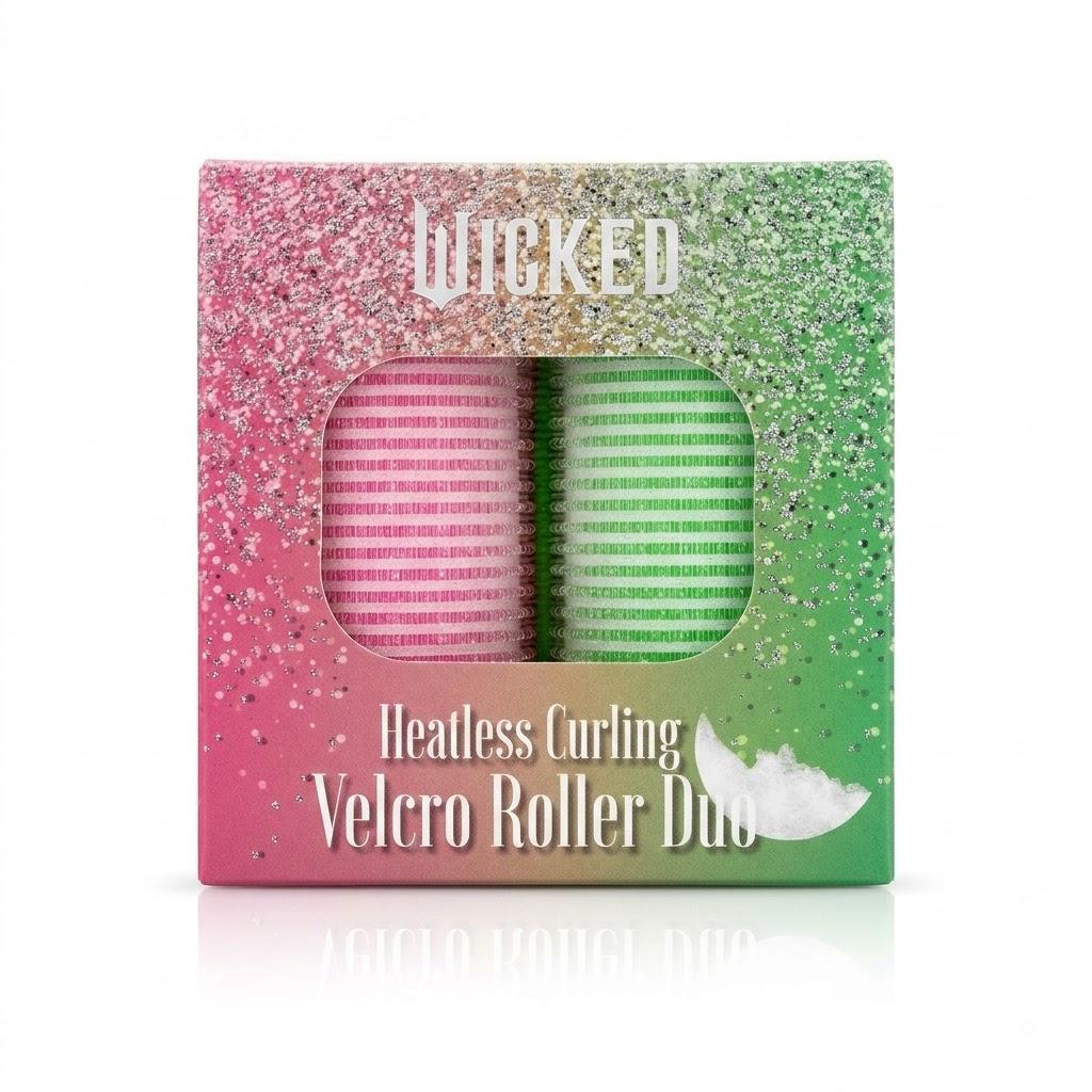 WICKED Stain Ribbon Hair Rollers 3PK