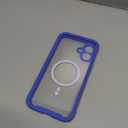 BERFY for iPhone 14 Pro Max Case, Compatible with MagSafe, Built-in Privacy Screen Protector and Camera Protection, Anti-Spy Full Body Shockproof Matte Phone Case for 14 Pro Max 6.7", Klein Blue