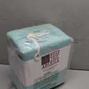 BED INC Road Trip America Jersey Sheets Queen Set - Cotton (4 Pieces) Deep Pockets T-Shirt Soft Knit Stretchy Jersey Sheets - 1 Flat 1 Fitted 2 Pillowcases (Classic Mint, Queen)