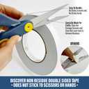 4 x Double Sided Tape for Crafts  3mm Thick Foam Adhesive Tape for Scrapbooking, Journals & DIY Projects  Strong Double Stick Tape for Card Making, Photos, Paper Projects - 0.59in (1.5cm) X 16.4ft (5m) (White)