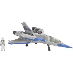 Mattel Disney and Pixar Lightyear Hyperspeed Series Mini Action Figure & Toy Vehicle Set, Buzz Lightyear & XL-01 Spaceship, 7-inch Vehicle