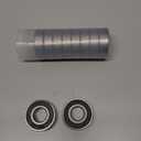 Donepart 6204RS Bearings 20mm x 47mm x 14mm - Heavy-Duty, Double Sealed | Perfect for Motors, Machinery, & DIY (10-Pack) | Durable, Quiet, Precision Fit for Long-Lasting Performance