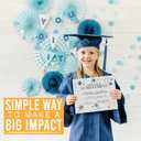 Classroom Award Certificates for Students -25 Certificate of Achievement Awards, Gold Star Certificate Paper, Preschool Graduation Certificates for Kids, Kindergarten Diploma, Star Student Honor Roll