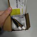 YDmeet Shower Head Holder, Adjustable Handheld Brass Shower Head Bracket, Wall Mount Holder, Drill Free Glue Installation (Polished Chrome)