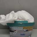 2 Pack Twin Size Premium Waterproof Mattress Protector, Soft Breathable Mattress Pad, Noiseless Waterproof Bed Cover - Stretch to 21" Fitted Deep Pocket Mattress Protection (Basic White - 2pack)