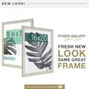 MCS Studio Gallery 16x20 Poster Frame Gray Woodgrain Engineered Wood, Vertical & Horizontal Wall Hanging Large Picture Frame for Photos, Posters & Art Prints (1-Pack)
