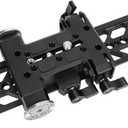 CAMVATE 10" Dovetail Plate with 15mm Double Rod & M6 Rosette Adapter for Video Camcorder Accessory - 3116