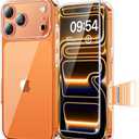 TAURI for iPhone 17 Pro Max Case, Camera Control Full Camera Protection, with Screen Protector, Military-Grade Protection Shockproof Phone Case for iPhone 17 ProMax, Clear