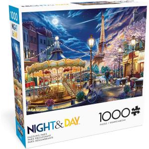 Buffalo Games - Image World - Dazzling Paris - 1000 Piece Jigsaw Puzzle for Adults -Challenging Puzzle Perfect for Game Nights - Finished Size is 26.75 x 19.75