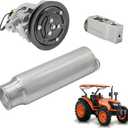RD451-93900 AC Compressor Service Kit 3Pcs Fits for Kubota Tractors Excavators and Loaders as M7040 M8540 M9540 SVL65 SVL75 .etc, with T0070-79270 Receiver Drier And 3A851-72170 Expansion Valve