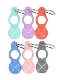 2 in 1 Water Bottle Clip with Hanging Towels, Water Bottle Holder for Backpack Belt Hiking, Clip for Bottle Hanger Hanging Buckle, 6pcs Bottle Clip.Water bottle weight does not exceed 20 ounces.