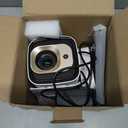 Projector [Auto Focus & 1080P Native & Bulit-in Apps] Projector 4K Support Auto Correction WiFi 6 Bluetooth 5.4 Mini Portable Projector Compatible with HDMI/TV Stick/Memory Stick/Laptop, White