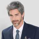 YYHR Short Straight Male Wig Silver Gray Synthetic Wigs Side Part Heat Resistant Fiber Hair Wig For Men
