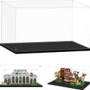 Display Case for Lego 21360 Willy Wonka & The Chocolate Factory or 21353 Botanical Garden, 21.65x11.81x9.84inches (55x30x25cm), Protect Your Collectibles from Dust with a Clear Showcase