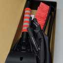 FOVAL 27" Snow Brush with Wider Ice Scraper (4.73" Width)(2 Pack), Snow Removal Car Brush with Comfortable Foam Grip for Cars, Trucks, SUVs, Windshield (Heavy Duty ABS, PVC Brush) (Black)