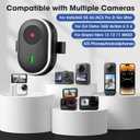 Remote for insta360 GO Ultra/X5/X4 Air/X3/Ace Pro 2 Mini Ring Control for Gopro Hero 13 12 11 Max 2 for DJI Osmo Action 6 5 360 Accessories Phone Wireless Remote