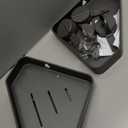 Suction Cup Shower Caddy Corner, 2 Pack Suction Corner Shower Shelves No Drilling, Rustproof Shower Organizer Suction Cup with Towel Holder & Hooks Removable Bathroom Storage Rack(Gray)