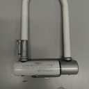 Kryptonite Kryptolok Mini-7 Bike U-Lock, Heavy Duty Anti-Theft Bicycle U Lock, 12.7mm Shackle with Mounting Bracket and Keys, High Security Lock for Bicycles Scooters (White)