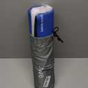 Mahjong Mat, 31.5" x 31.5" Neoprene Mahjong Table Mat with Rules, Anti Slip & Noise Reduction Gaming Mat for Poker, Card, Dominoes, Board & Tile Games, Mahjong Gift with Carrying Bag - Blue