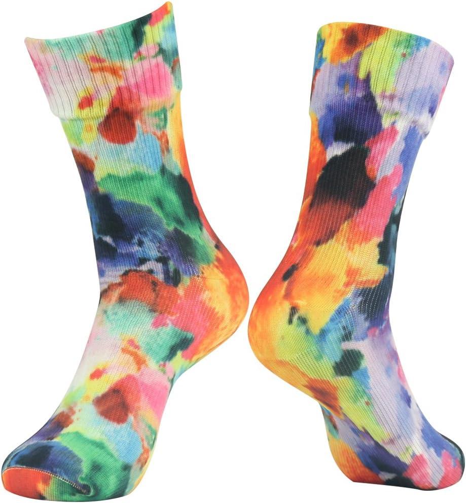 RANDY SUN Waterproof Breathable Socks, [SGS Certified] Unisex Novelty Skiing Trekking Hiking Wading Trail Socks, Large