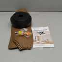 Flush Mount Ceiling Fans with Lights 42 Inch, Remote Control, 3CCT Dimmable, 6 Speeds, Noiseless Reversible DC Motor, Low Profile Hugger Black Ceiling Fan for Living Room, Patio, Indoor/Outdoor, ETL