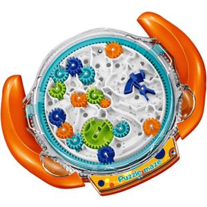 JRD&BS WINL The Ultimate Mind Puzzles for Ages 8-10 Challenge 3D Maze Game Brain Teaser Puzzles Toys for Children Teens and Adult Fun Travel Game for Kids Toys Labyrinth Game Marble Maze (Orange)