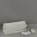 SPACELEAD Slim Storage Cart 3 Tier,Bathroom Organizer Rolling Utility, Mobile Shelving Unit Slide Out for Office, Kitchen, Laundry Room & Narrow Places,White