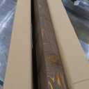 BoscoMondo Solid Wood Fireplace Mantel Shelf, Floating Mantle for Living Room, Farmhouse Rustic Wood Mantel, Easy Wall Mount with Heavy-Duty Metal Bracket (72", Walnut)