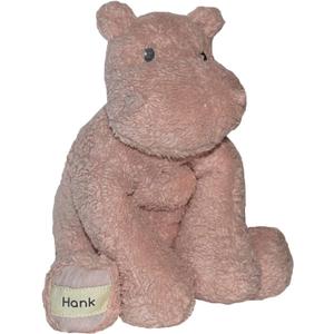 Hank The Hippo Organic Plush Toy  Soft Baby Stuffed Animal | Eco-Friendly 12.6 inch Organic Cotton Plush, Safe Newborn Cuddly Toy & Infant Comfort Companion (0+ Months)