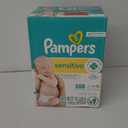 Pampers Baby Wipes Sensitive, Water Based Wipes, Hypoallergenic and Unscented for Babies, 588 Wipes Total (7 Refill Packs)