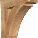 Ekena Millwork BKT04X18X18THR04RWR Thorton Craftsman Rough Sawn Bracket, 4" Width x 18" Depth x 18" Height, Western Red Cedar