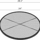 Stanbroil Heavy Duty X-Marks Fire Pit Cooking Grill Grates with Support X Wire, 24" Outdoor Round Cooking Grate BBQ Campfire Grill Grid - Camping Cookware