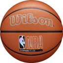 WILSON NBA Forge Plus Indoor/Outdoor Basketball - Brown, Size 7-29.5"
