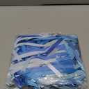 72 Pcs Blue Bows for Gift Wrapping, 5 x 7 Inch Satin Ribbon Twist Tie Bows, Craft DIY Gift Treat Bags Box Decorations for Birthday Wedding Party