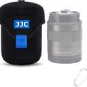 JJC Water Resistant Neoprene Camera Lens Pouch Case, Fold-Over Lens Bag for Mirrorless Lenses Up to 2.6 x 3.1(D X H) for Canon RF 50mm f/1.8, Sony FE 55mm f/1.8, Sigma 56mm f/1.4 etc.