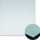 Nuanchu 1 Pcs 12 x 12 x 0.3 Inch Tempered Frosted Glass Paint Muller Slab Mineral Pigment Grinding Plate for DIY Oil Painting Watercolor Oil Acrylic Painting