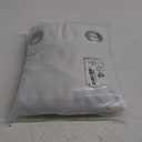 NICETOWN Room Divider Curtain, Sliding Door Curtain, Wide Width Thermal Drapes, Absorb Noise, Room Darkening, Vertical Blinds for Patio Door (Greyish White, Width 100 inches, Length 95 inches)