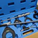 11 Piece Inner CV Axle Removal Tool, Heavy Duty Slide Hammer Puller Set | 63mm 48mm CV Joint Fork, Outer CV Joint Adapter and Steel Cable Adapter, Front Wheel Drive Axle Half Shaft Removal Tool Kit